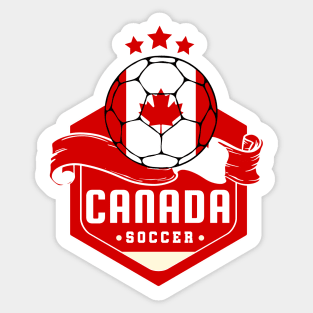 Canada Soccer Sticker